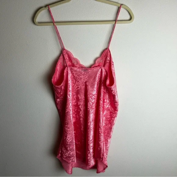 Vintage Deena Pink slip dress Lacey nightie Y2K style size: L - Picture 11 of 12